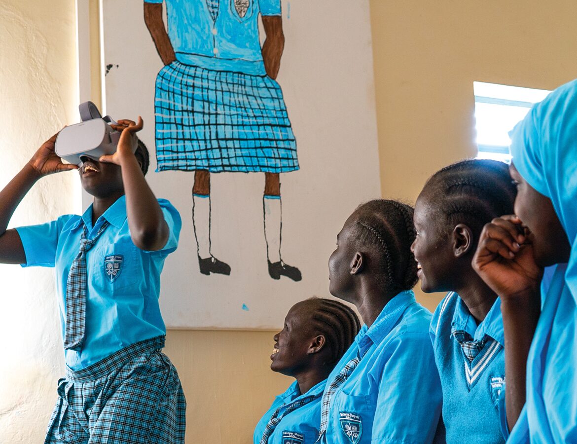 Vodafone Foundation immersive experience